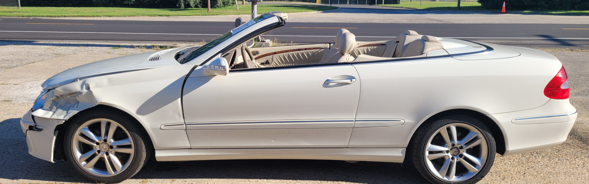2009 Mercedes CLK Convertible Salvage Repairable Rebuildable