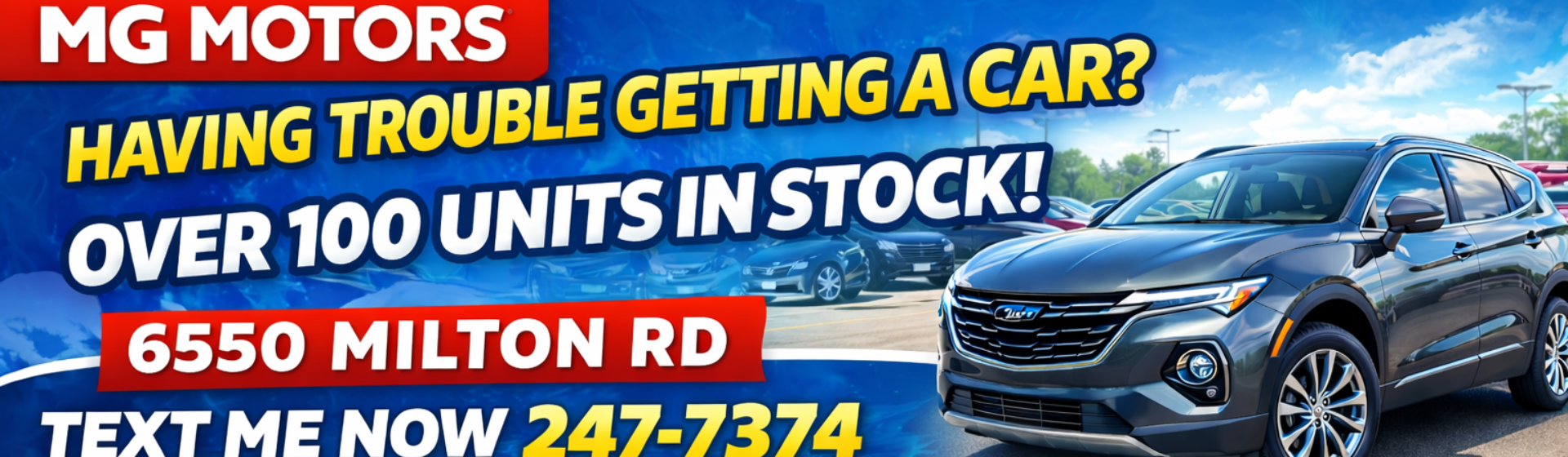 OVER 100 UNITS IN STOCK!!