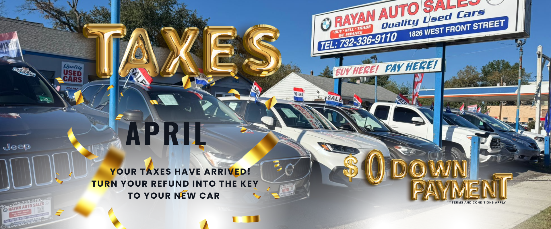 We Accept All Types of Credit - Everybody Approved