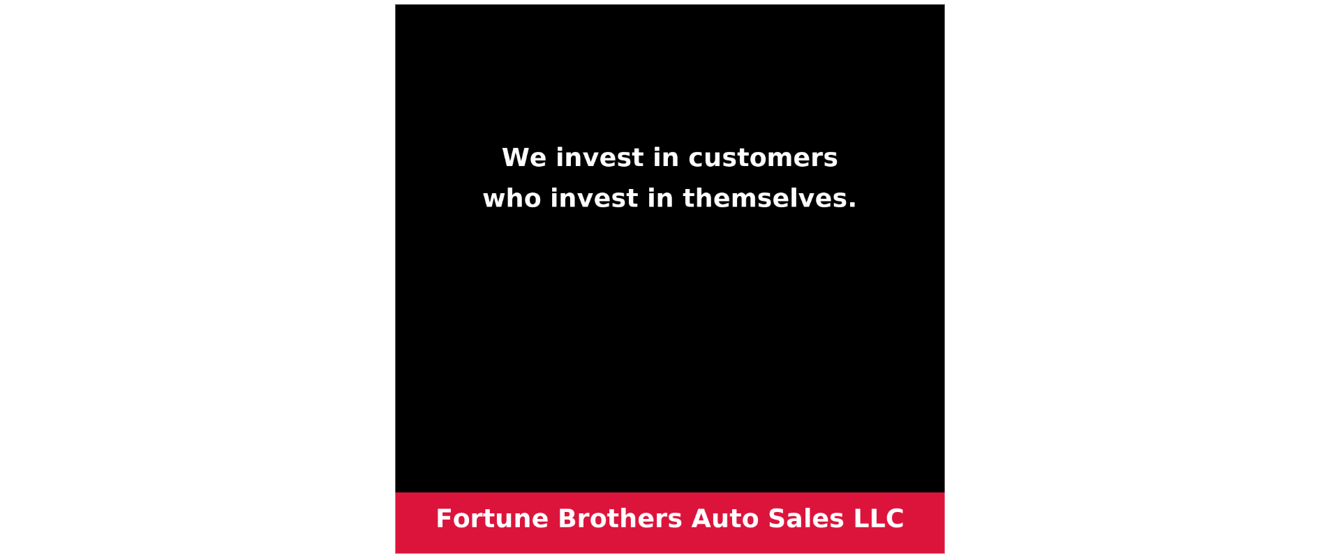 Let Me Invest In You!