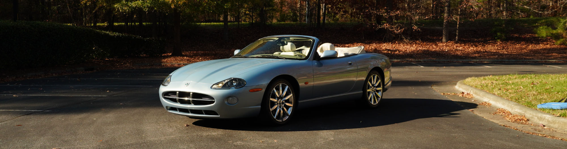 Best color combo Frost Blue on Ivory 2006 Jaguar XK8 Final Victory Edition with 43k miles