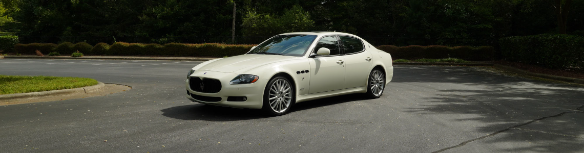 Stunning 13 Quattroporte S in Bianco Eldorado over Nero leather interior with 50k miles.