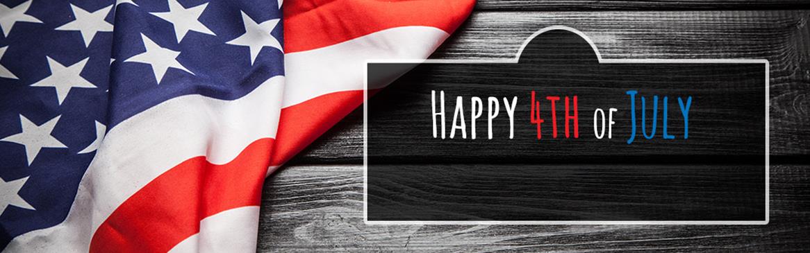 Wishing Everyone a Happy and Safe 4th of July! We will be Closed Friday 7/3 at 1:00 in observation of the 4th of July